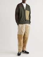 Comme des Garçons HOMME - Colour-Block Wool Cardigan - Green