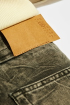 MM6 Maison Margiela Logo Patch Wide-leg Jeans