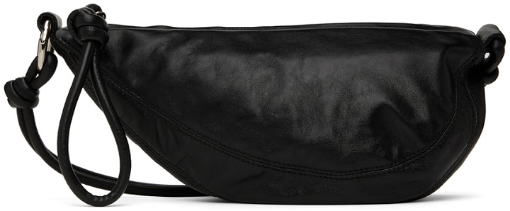 Photo: Dries Van Noten Black Leather Messenger Bag
