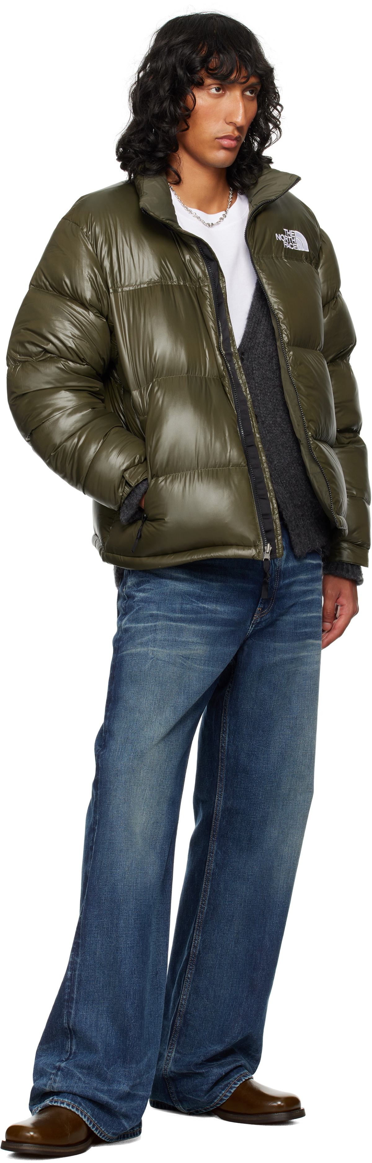 The North Face SSENSE Exclusive Khaki 1996 Retro Nuptse Down The North Face SSENSE Exclusive Khaki 1996 Retro Nuptse Down