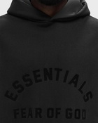 Fear Of God Essentials Nylon Fleece Hoodie Black - Mens - Hoodies