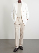 Ralph Lauren Purple label - Cashmere-blend T-shirt - Neutrals
