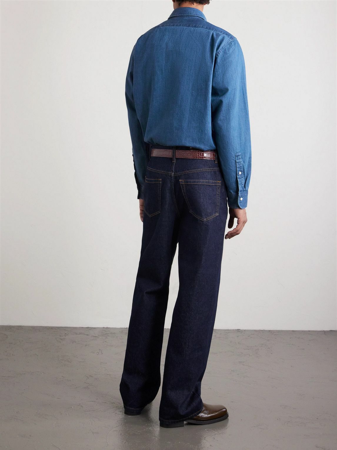 Sid Mashburn - Denim Shirt - Blue