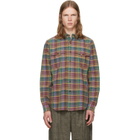 Polo Ralph Lauren Green & Brown Bleeding Madras Sport Shirt