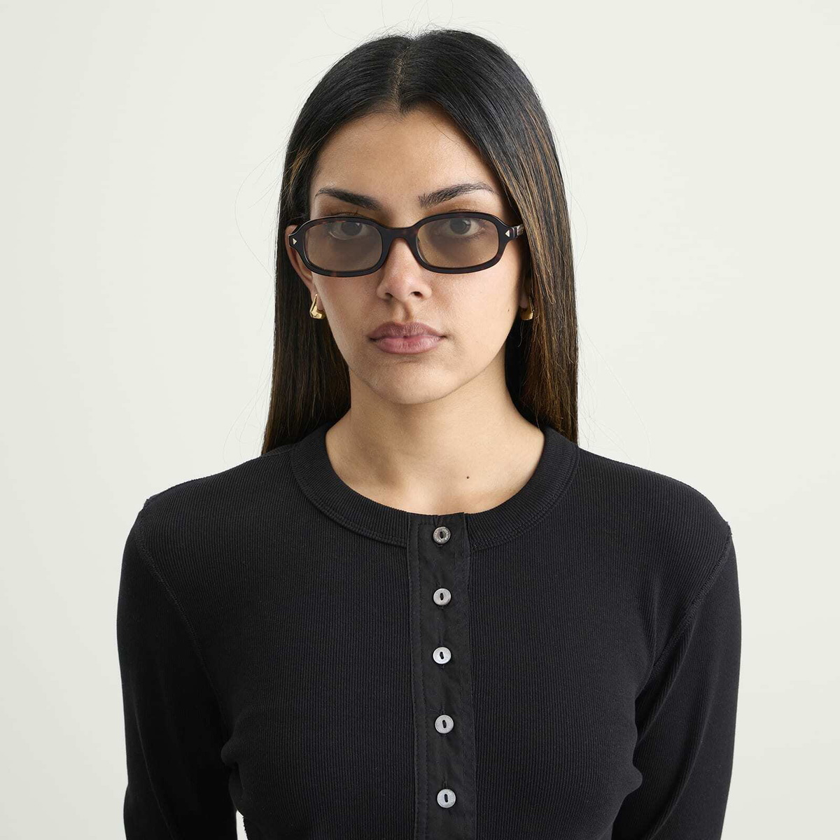 Prada Eyewear D06S Sunglasses in Root Tortoise/Light Brown 