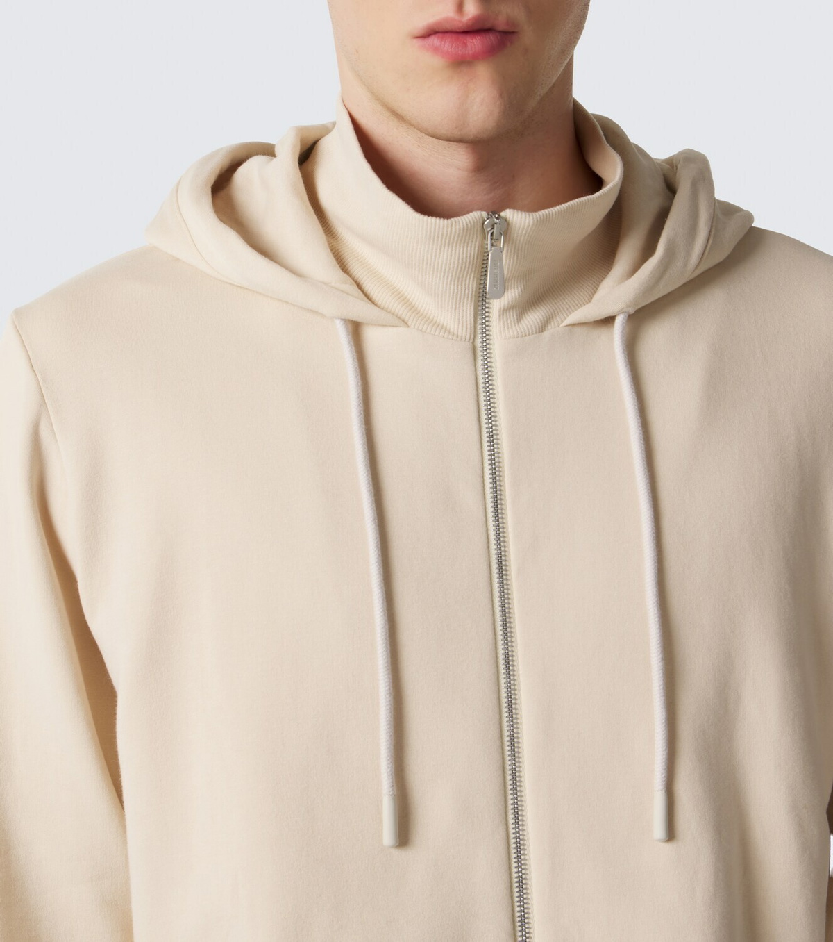 Zimmerli Jersey zip-up hoodie