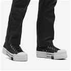 Converse Men's x Rick Owens DBL DRKSTAR Hi-Top Sneakers in Black/Egret/White