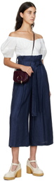 Chloé White Off-The-Shoulder Blouse