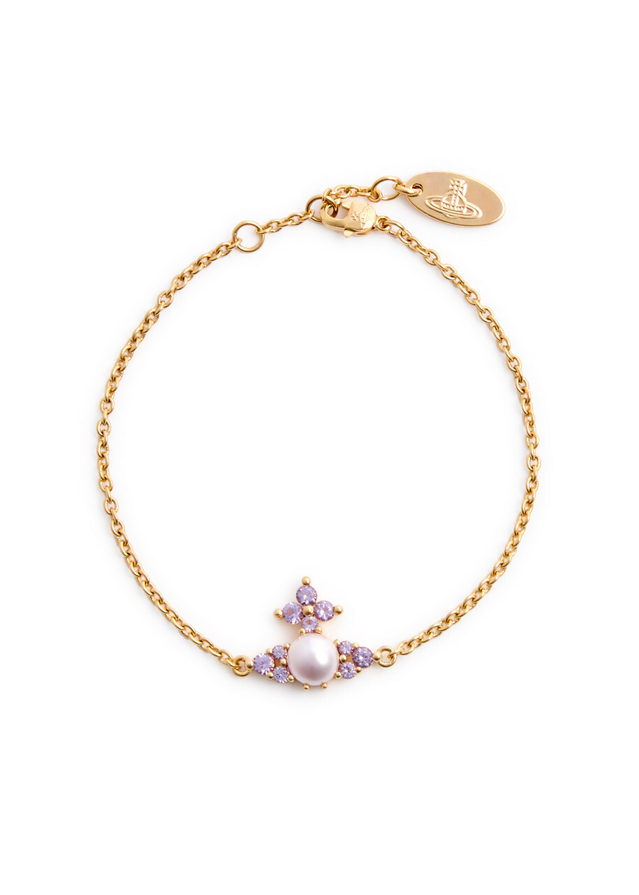 アクセサリー Vivian Westwood Orb Gold Bracelet Vivienne Westwood Mini Orb Bracelet Gold | Mainline Menswear