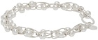 Jil Sander Silver Bead Chain Bracelet