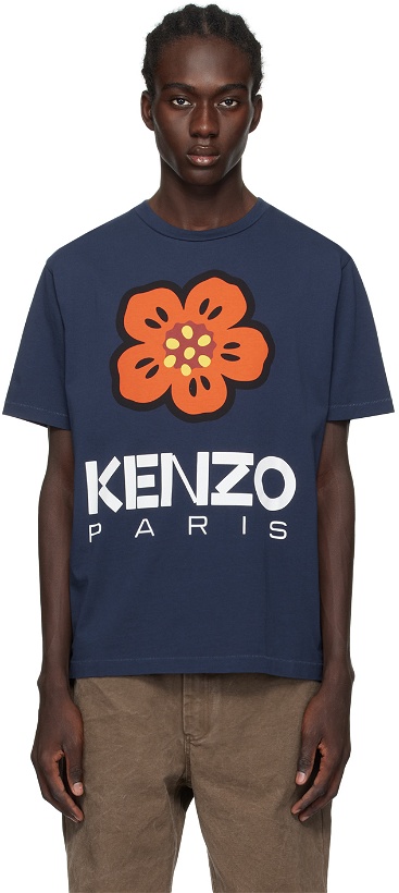 Photo: Kenzo Navy Kenzo Paris Boke Flower T-Shirt
