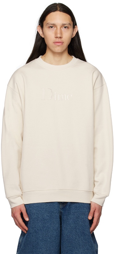 Photo: Dime Off-White Classic Sweatshirt