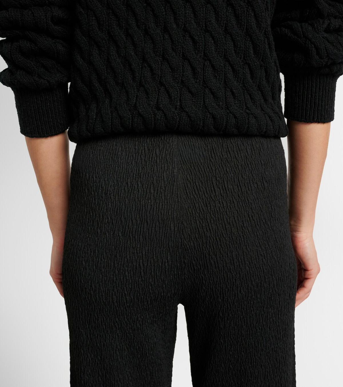 The Row Silk culottes