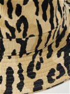 Wacko Maria - Leopard-Print Cotton-Corduroy Bucket Hat - Animal print