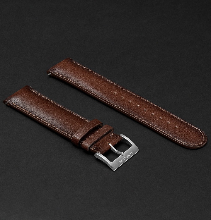 Photo: Montblanc - Summit Leather Watch Strap - Brown
