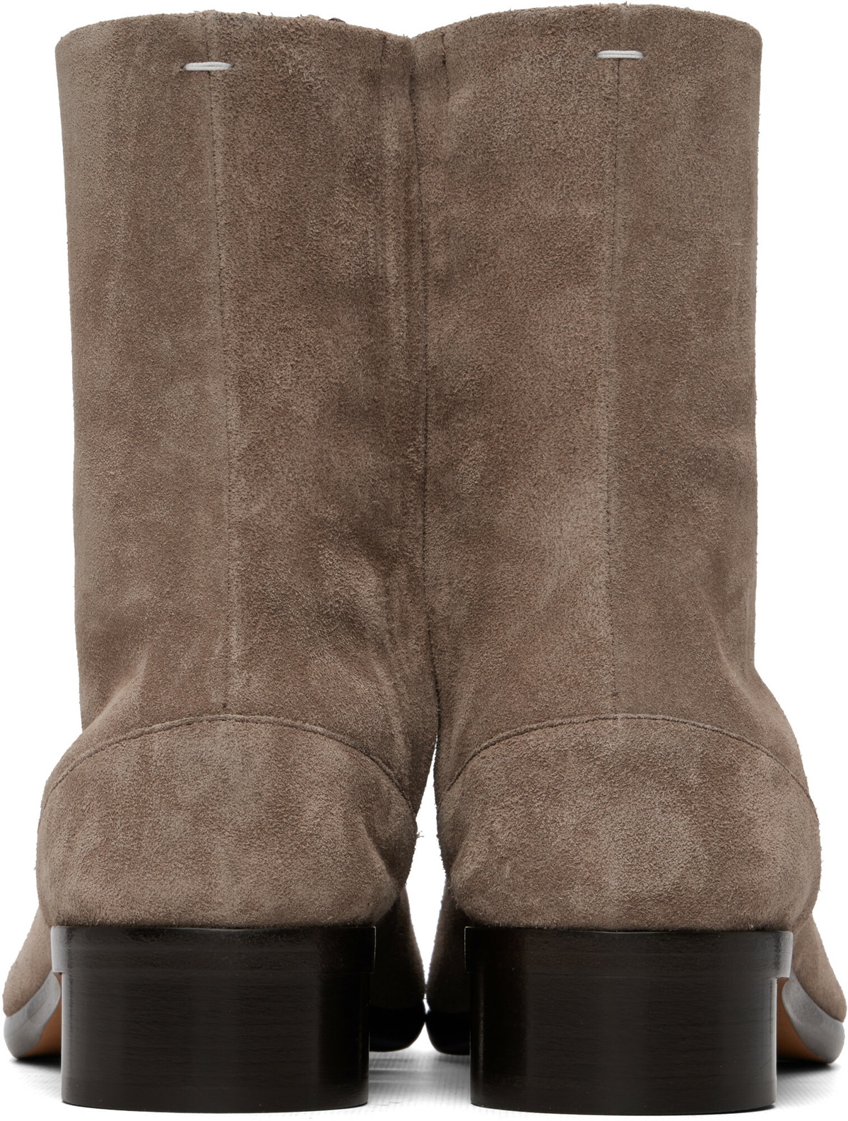 Maison Margiela Taupe Tabi Ankle Boots
