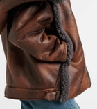 Y/Project Snap Off faux shearling-trimmed jacket