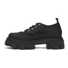 GANNI Black Nylon Winter Hybrid Derbys