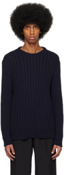 Massimo Alba Navy Loris Sweater