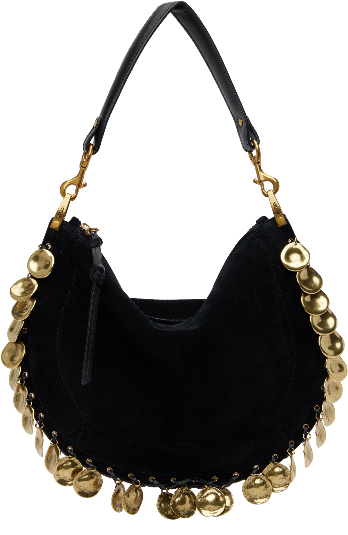 Isabel Marant Black Oskan Soft Zip Bag