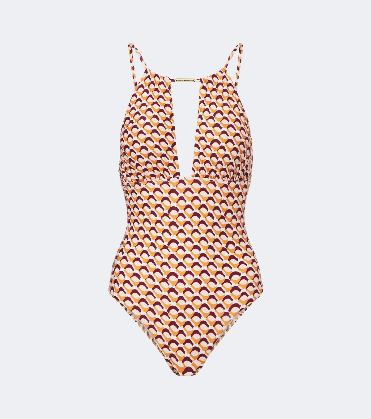 Melissa Odabash Surfside cutout printed swimsuit