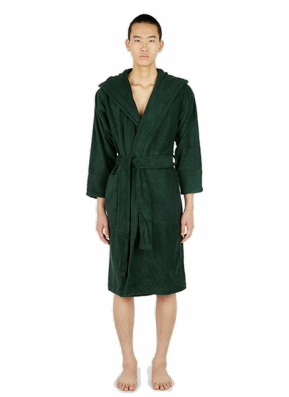 Photo: Hooded Bath Robe in Green