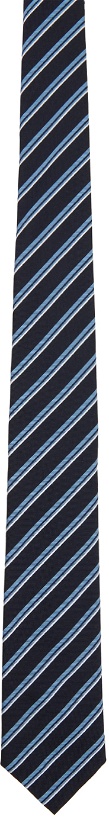 Photo: Ermenegildo Zegna Navy & Blue Brera Tie
