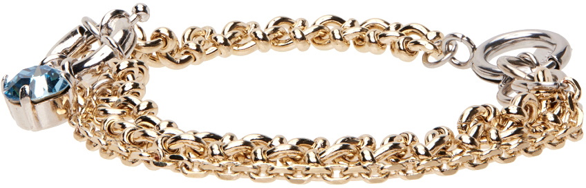 Justine Clenquet Silver & Gold Esther Bracelet Justine Clenquet