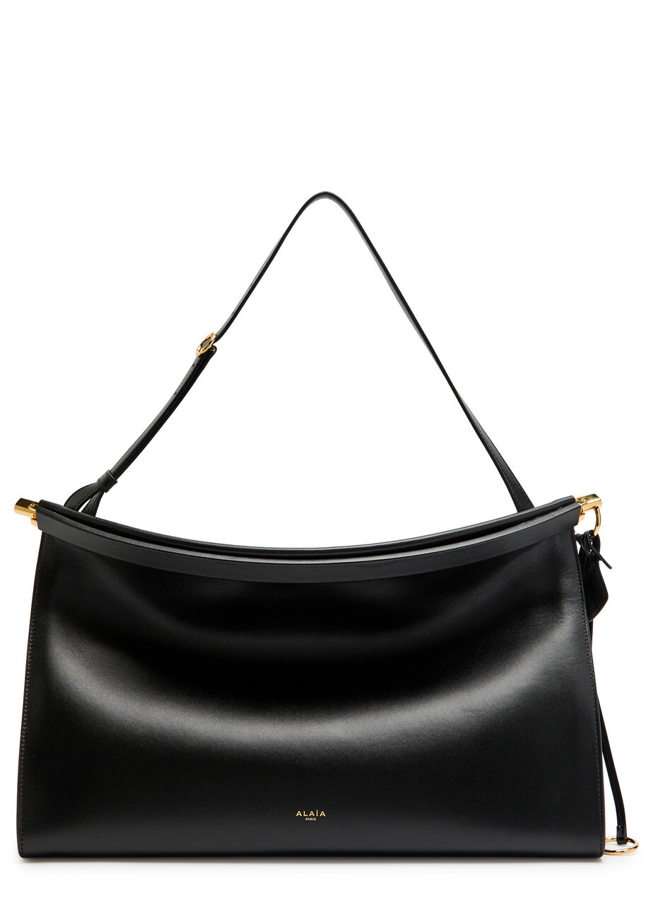Alaïa Ring Mini embellished leather bucket bag ALAÏA