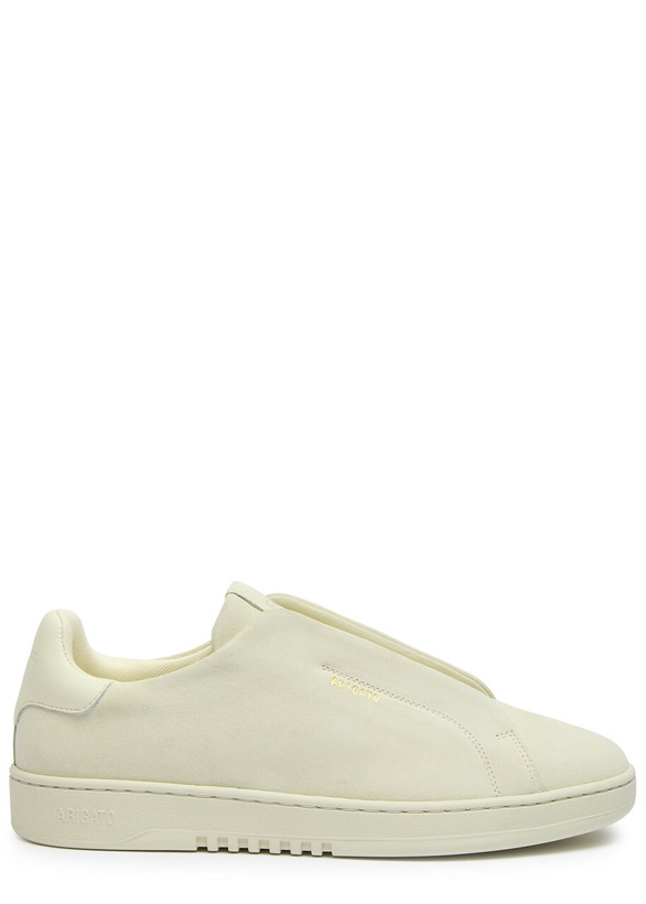Photo: Axel Arigato Dice Laceless Suede Sneakers Off White