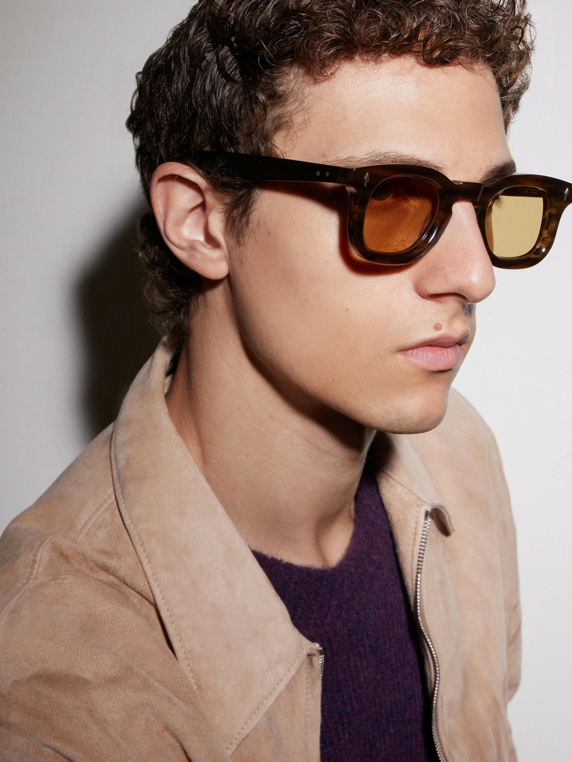 Jacques Marie Mage - Devaux-Round Frame Acetate Sunglasses