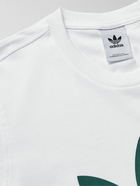 adidas Originals - Adicolor Logo-Print Cotton-Jersey T-Shirt - White