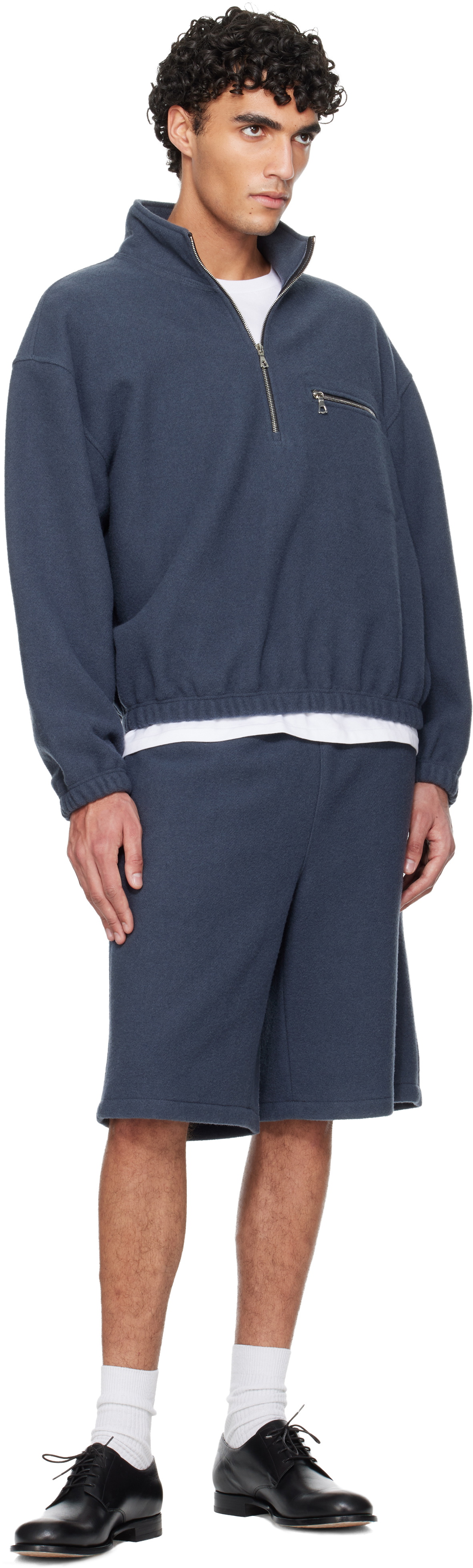 Rier Gray Fleece Sweater