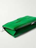 Bottega Veneta - Intrecciato Leather Zip-Around Wallet - Green