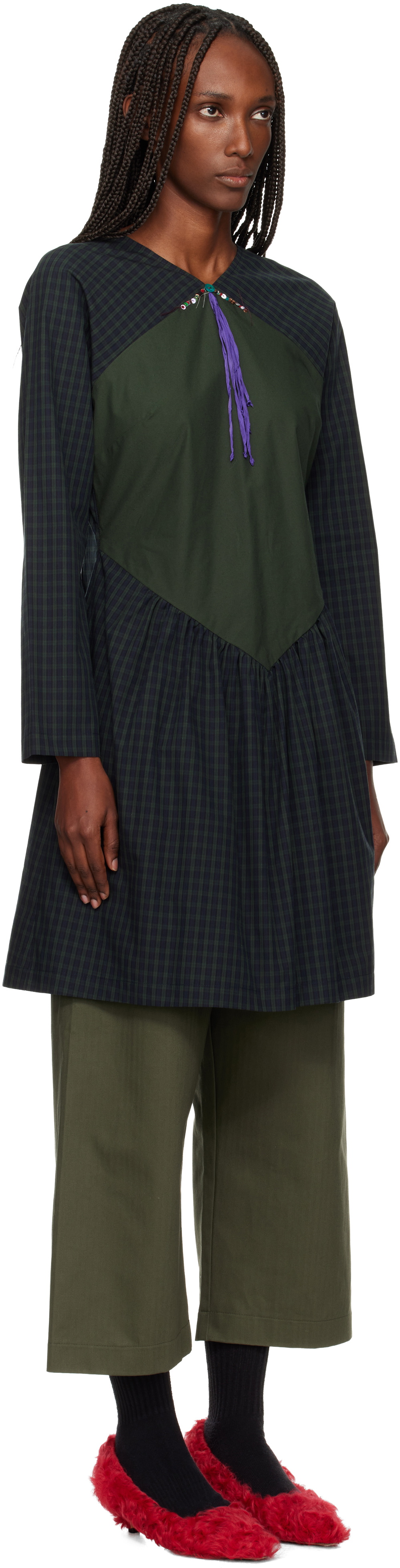 SC103 Green Scene Minidress