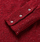 Thom Browne - Striped Wool and Mohair-Blend Sweater - Men - Red