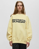 Rotate Birger Christensen Sweat Logo Crewneck Yellow - Womens - Sweatshirts