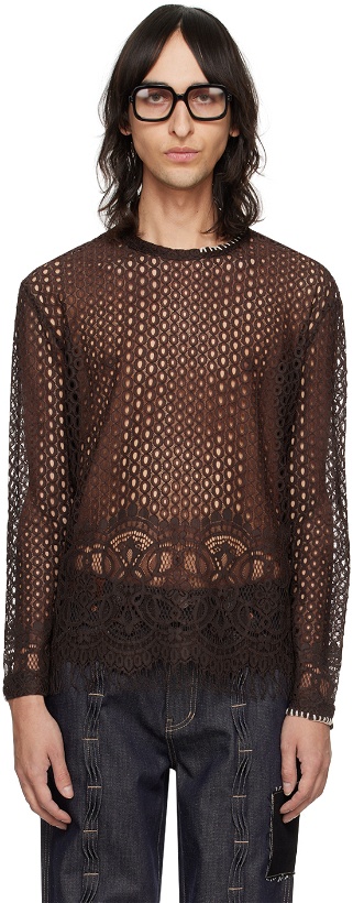 Photo: Andersson Bell Brown Summer Net Sweater