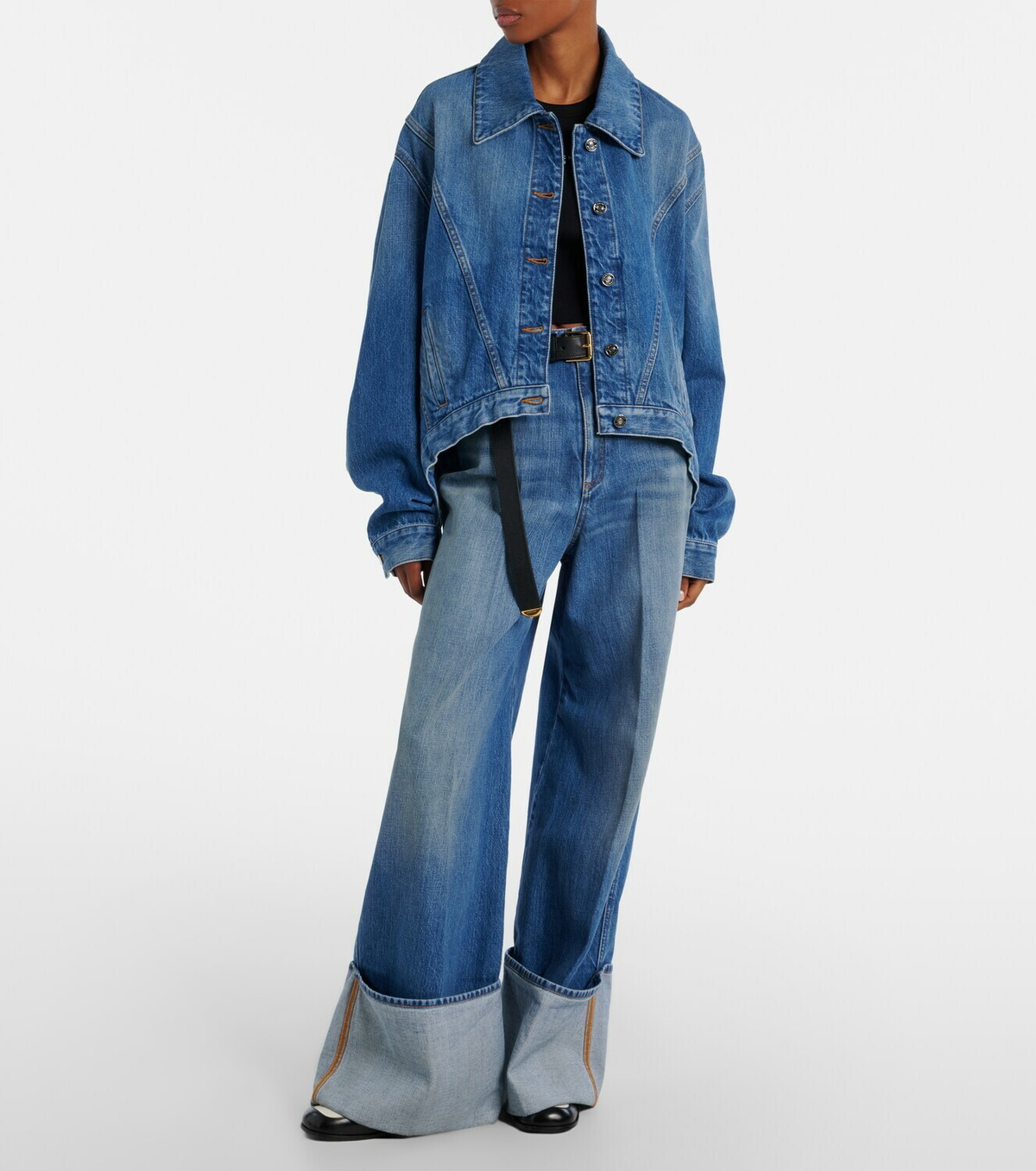 Givenchy Mid-rise wide-leg jeans