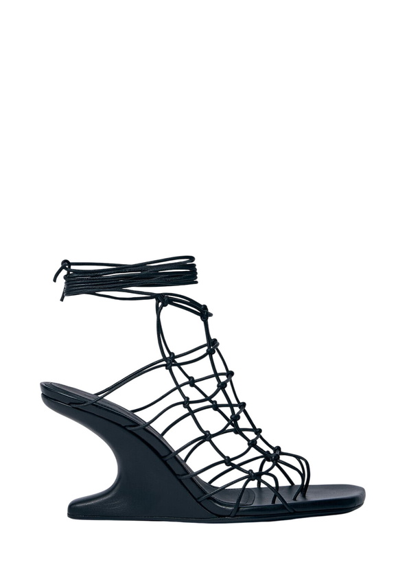 Photo: Rick Owens Hollywood Web Cantilever 8 Heeled Sandals