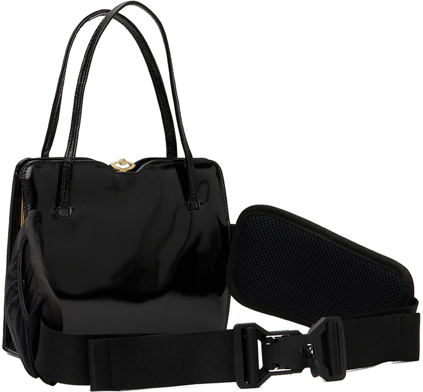 JOHANNA PARV Black Re-Purposed 50's Vintage Belt Bag