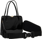 JOHANNA PARV Black Re-Purposed 50's Vintage Belt Bag