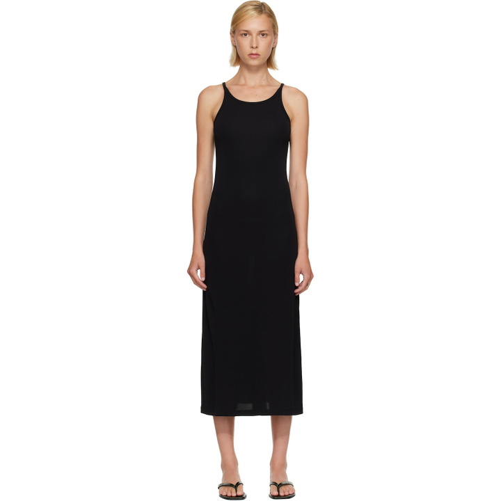 Photo: TOTEME Black Fluid Slip Maxi Dress