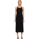 TOTEME Black Fluid Slip Maxi Dress