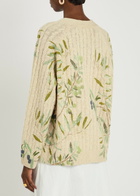 Bernadette Zuri Printed Knitted Cardigan Multi Print
