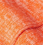 Albam - Mélange Combed Cotton-Blend Socks - Orange