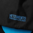 VETEMENTS Ecstasy Oversized Hoody