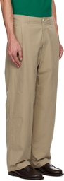 nanamica Beige Tack Club Trousers
