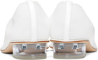 Studio Amelia White Vestige Ballerina Flats