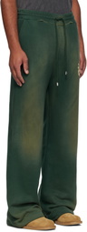 AMIRI Green 'MA' Crest Sweatpants